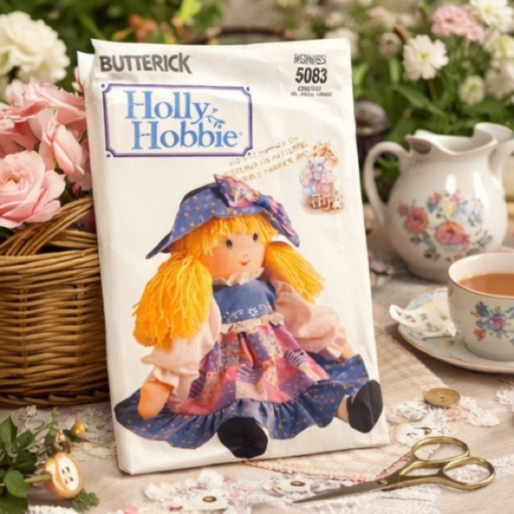 Vintage Holly Hobby 1990 Butterick Doll Pattern 5083 Uncut USA Sewing Craft